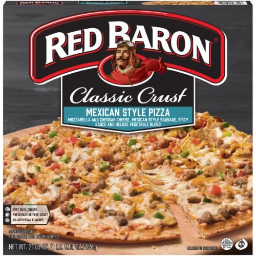 Red Baron Pizza, Classic Crust Mexican-Style