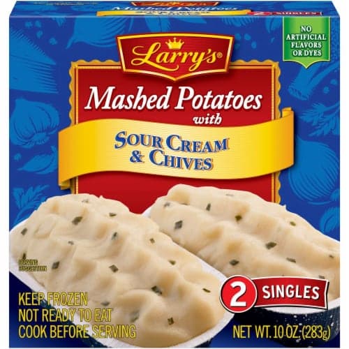 Larrys Mashed Potatoes, With Sour Cream & Chives