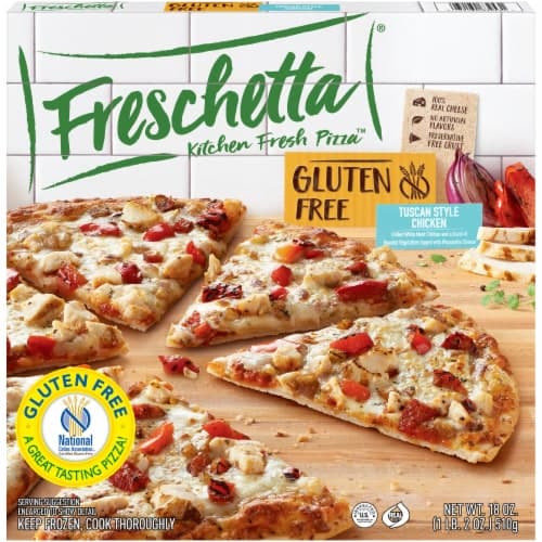 Freschetta Kitchen Fresh Pizza Gluten Free Tuscan Style Chicken Pizza