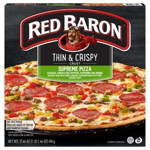 Red Baron Pizza, Thin & Crispy Supreme