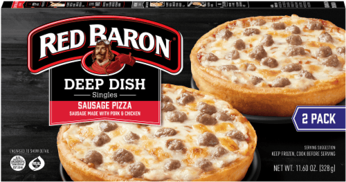 Red Baron Deep Dish Singles Sausage Pizza