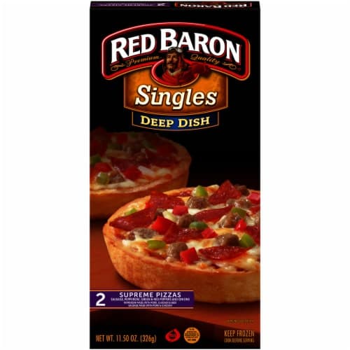 Red Baron, Singles - Pizzas, Deep Dish, Supreme