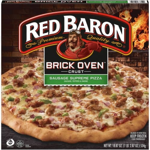 Red Baron Brick Oven Crust Sausage Supreme Pizza