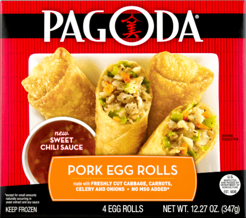 Pagoda Pork Egg Rolls With Sweet Chili Sauce