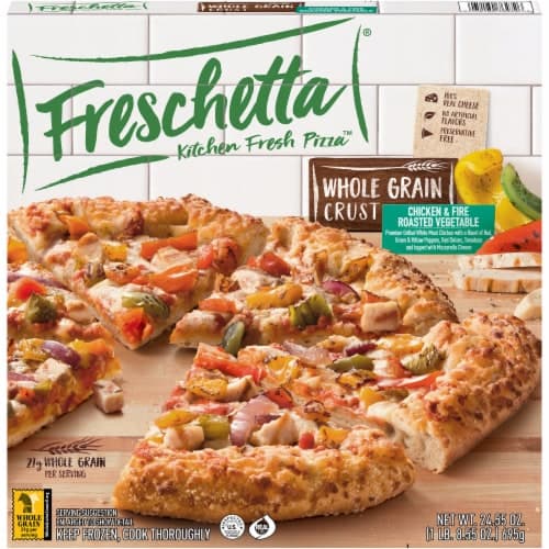 Freschetta Pizza, Whole Grain Crust, Chicken & Fire Roasted Vegetable