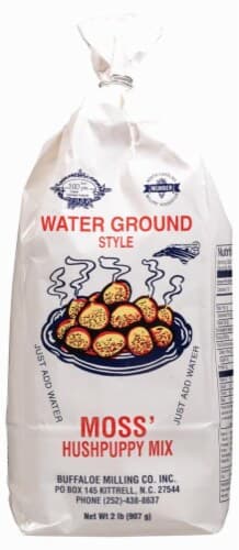 Buffaloe Milling Hushpuppy Mix, Moss', Water Ground Style