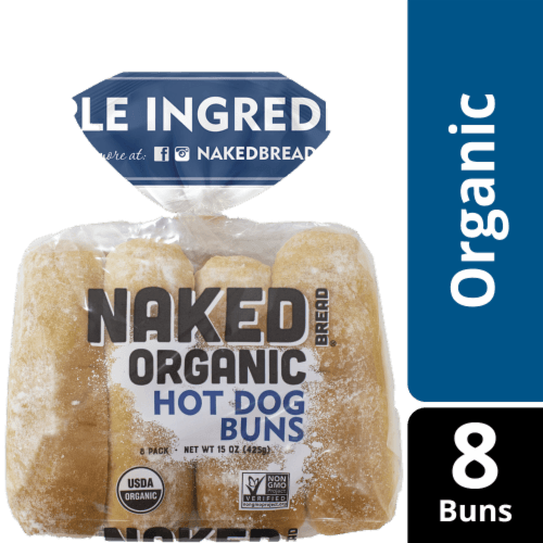 Naked Organic Hot Dog Buns