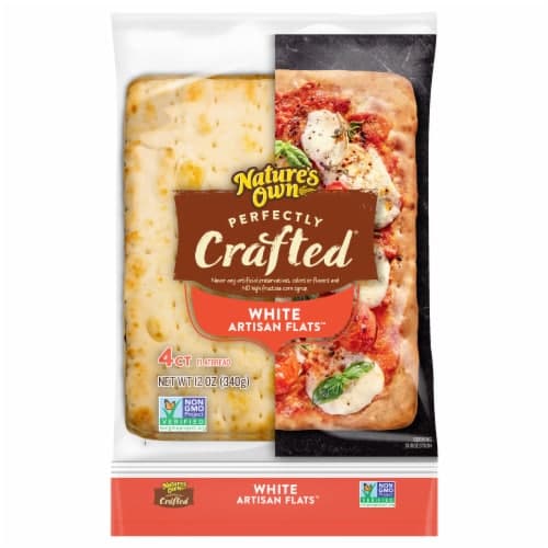 Nature'S Own Perfectly Crafted White Artisan Flats, Non-Gmo Flatbread