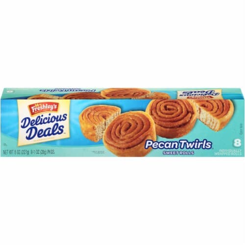 Mrs. Freshley'S Delicious Deals Pecan Twirls Sweet Rolls . Wrappers