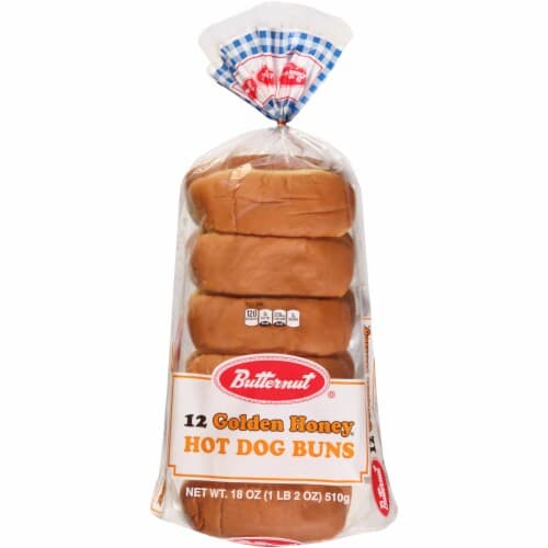 Butternut Golden Honey Hot Dog Buns Bag