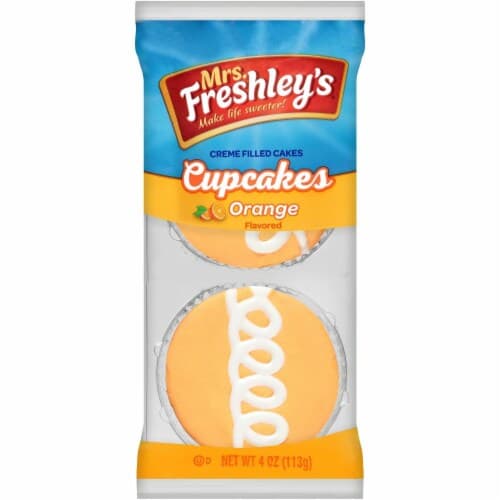 Mrs. Freshley'S Cupcakes Orange Flavored