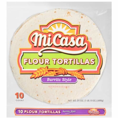 Mi Casa Burrito Style Flour Tortillas Bag