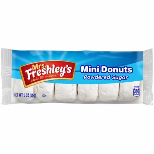 Mrs. Freshley'S Powdered Sugar Mini Donuts