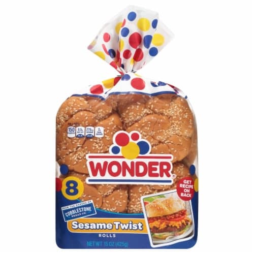 Wonder Sesame Twist Hamburger Rolls