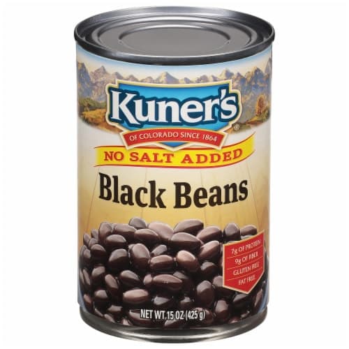Kuner'S No Salt Added Black Beans
