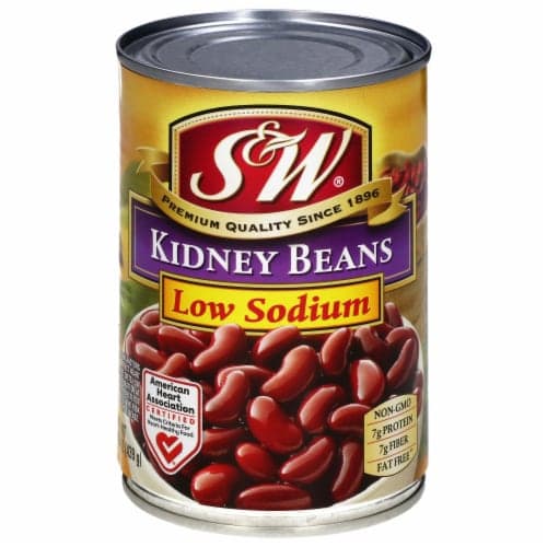 S&W Beans Kidney Low Sodium