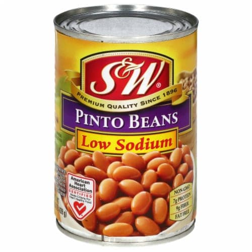 S&W Beans Pinto Low Sodium