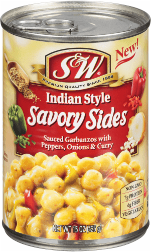 S&W Indian Style Savory Side Sauced Garbanzos