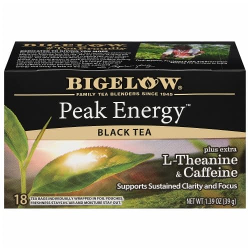 Bigelow Black Tea Peak Energy 18Bg