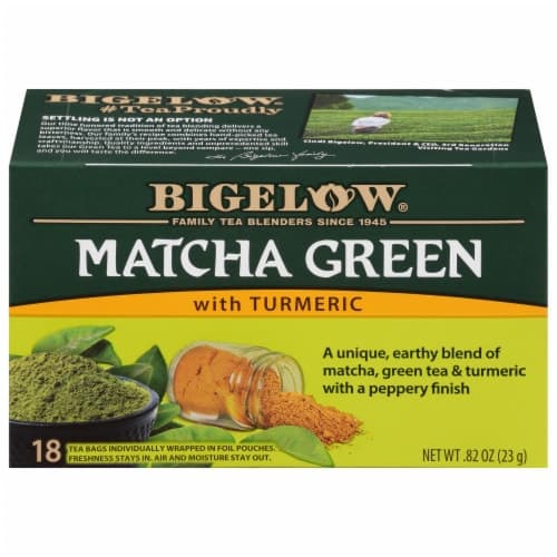 Bigelow Tea Bags Green Matcha With Turmeric