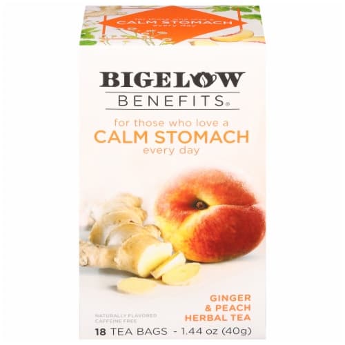 Bigelow Benefits Herbal Tea Ginger & Peach