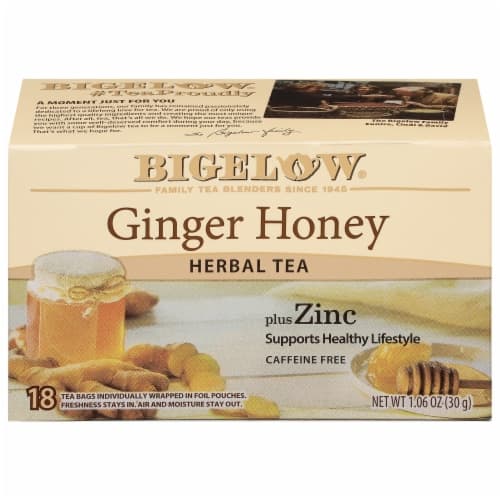 Bigelow Tea Ging Honey Plus Zinc