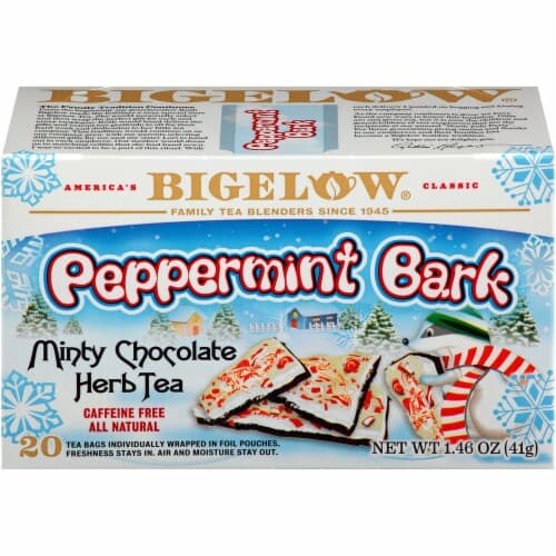 Bigelow Herb Tea, Minty Chocolate, Peppermint Bark