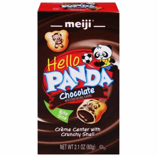 Meiji Hello Panda Cookies Filled With Chocolate Creme
