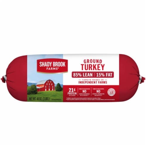 Shady Brook Farms 85% Lean / 15% Fat Ground Turkey Roll Family