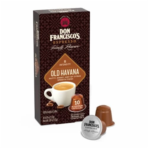Don Francisco'S Coffee, 100% Arabica, Old Havana, 8 Intensity, Capsules