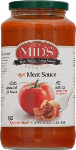 Mids Pasta Sauce Meat Sauce Jar