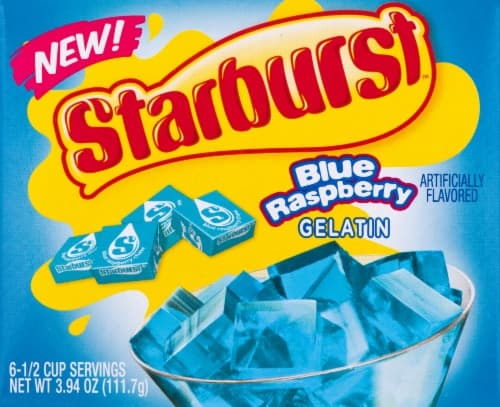 Starburst Blue Raspberry Gelatin Mix