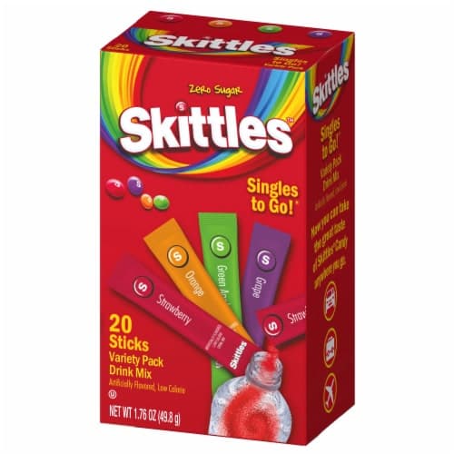 Skittles Variety Pack Singles To Go Drink Mix