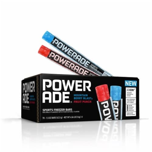 Powerade Mountain Berry Blast & Fruit Punch Sports Freezer Bars