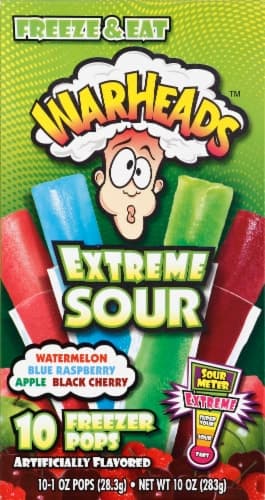 Warheads Extreme Sour Ice Pops