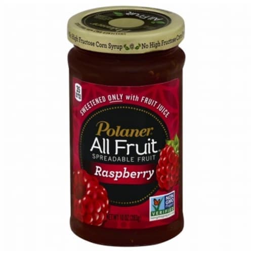 Polaner 9433. All Fruit With Fiber Raspberry Spreadable Fruit