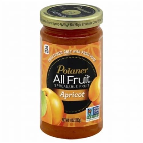 Polaner 9434. All Fruit With Fiber Apricot Spreadable Fruit