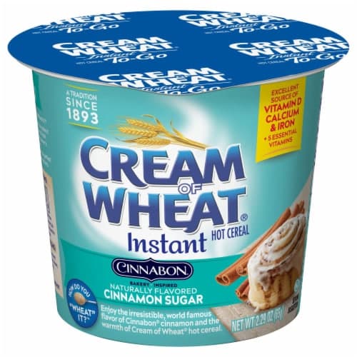 Cream Of Wheatto-Go Cinnabon Cinnamon Sugar Instant Hot Cereal