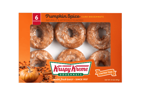 Krispy Kreme Pumpkin Spice Assorted Doughnuts