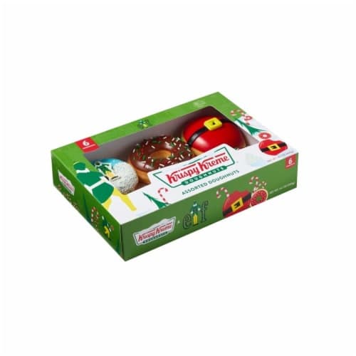 Krispy Kreme Chocolate Iced Doughnuts With Holiday Sprinkles