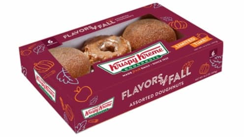 Krispy Kreme Flavors Of Fall Assorted Doughnuts