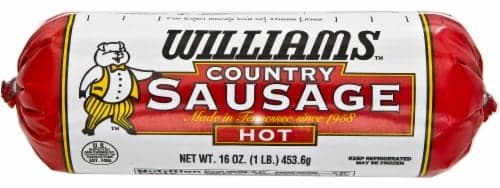 Williams Hot Country Sausage