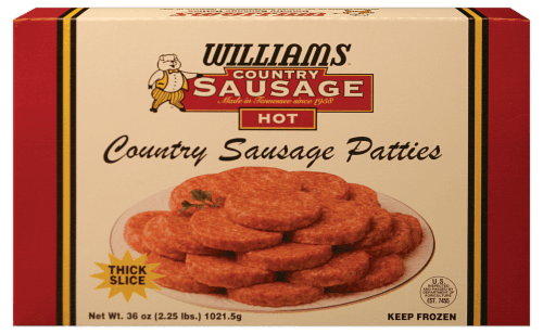 Williams Hot Country Sausage Patties