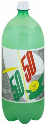 50/50 Soda, Grapefruit/Lime Flavor, Caffeine Free