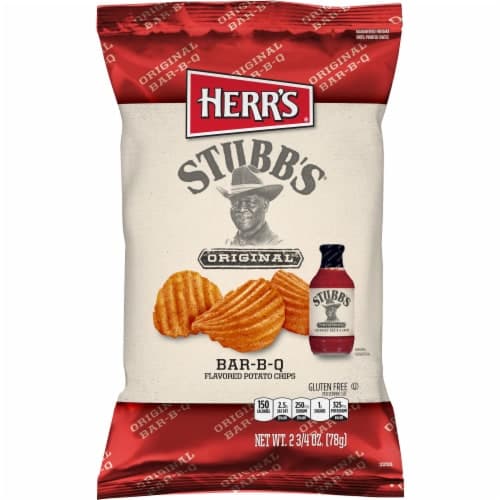Herr'S Potato Chips, Bar-B-Q Flavored, Original