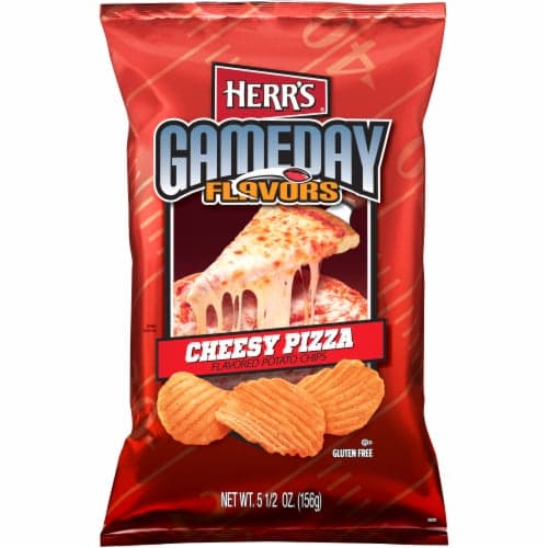Herr'S Gameday Cheesy Pizza Ripple Potato Chips