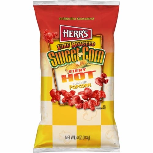 Herr'S Fire Roasted Sweet Corn Fiery Hot Flavored Popcorn