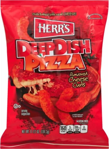 Herrs Cheese Curls, Deep Dish Pizza