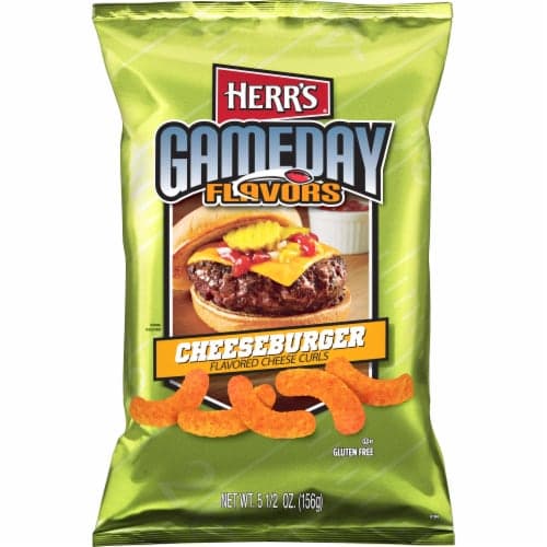 Herr'S Gameday Cheeseburger Flavored Cheese Curls