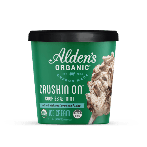 Aldens Ice Cream Cookies & Mint Organic